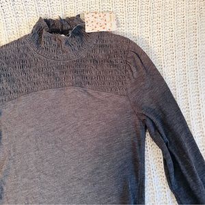 free people caroline turtle neck long sleeve shirt